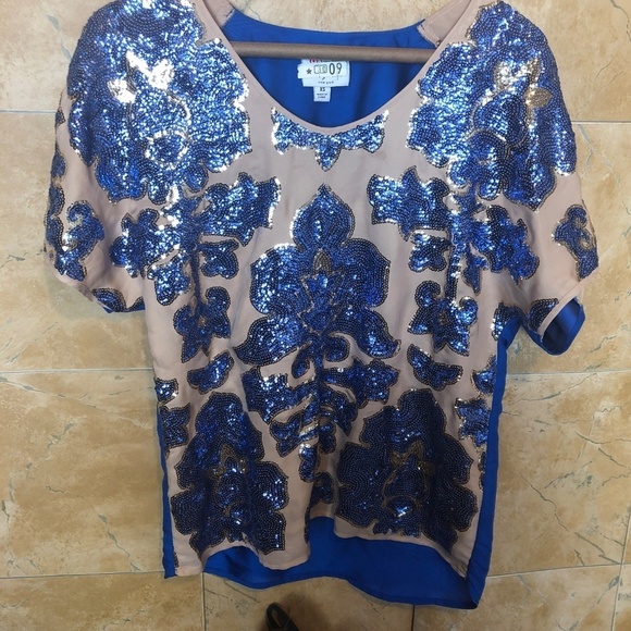 Tracy Reese Neiman Marcus‎ Target Sequin Blouse XS - Picture 3 of 6